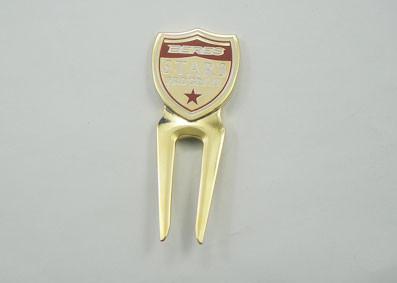 China Zinc Alloy Custom Divot Tools with Ball Marker as Promotional Golf Accessories for sale