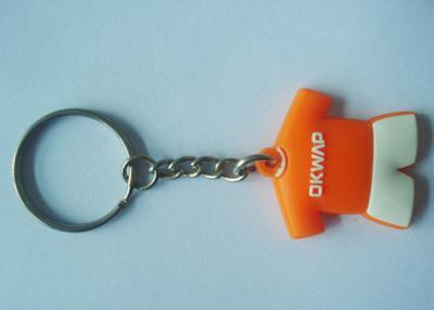 China Coloured Key Tags keyrings Promotional Rubber Items With Sport Jersey Design for sale