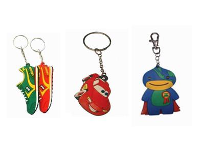 China Lovely Promotional Rubber Items Custom PVC Keychain Environment Friendly for sale