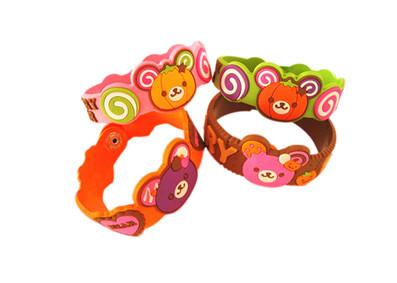 China Cartoon / Sport Designs Soft PVC Custom Event Wristbands For Promotional Gifts for sale