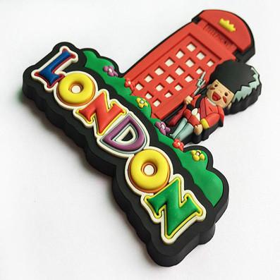 China Souvenir Gift Personalised Fridge Magnet Customized Shaped Soft PVC Material for sale