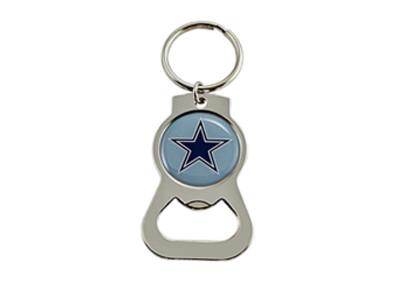 China Crystal Dome Promotional Bottle Opener Keyring , Custom Shaped Bottle Openers for sale