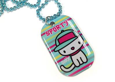 China Cartoon / Camouflage Patterns Personalized Metal Dog Tags with Offset Printed Logo for sale