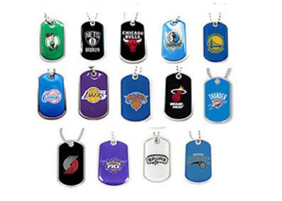 China Offset Printed Personalized Metal Dog Tags With Team Logos Or Custom Graphics for sale