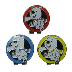 China Metal Stylish Personalized Ball Markers Hat Clips Cartoon Design As Golf Themed Gifts for sale