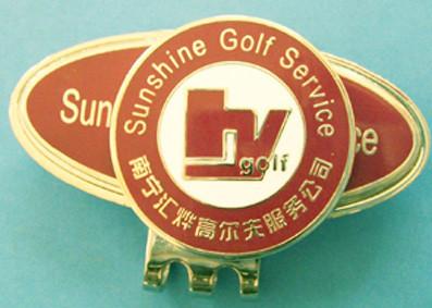 China Clip del sombrero del marcador de la pelota de golf de los regalos de los accesorios del golf de la aleación del cinc con Corporate Logo en venta