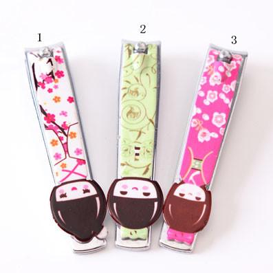 China Novelty Design Printed Promotional Nail Clippers Key Rings For Personalization for sale