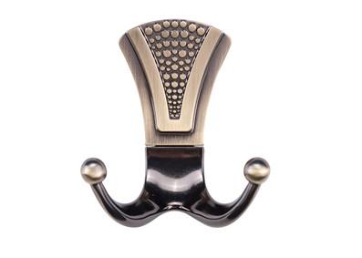 China Unique Design Metal Coat Hanger Hardware With Antique Gold Color Plating for sale