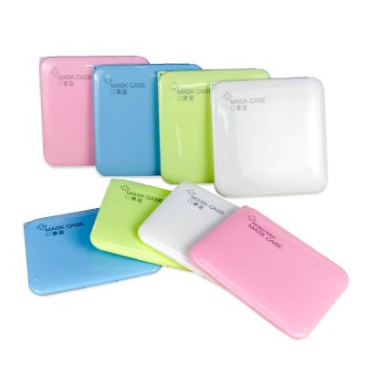 China Portable Mask Case Plastic Case Holder Square Maskcase Factory Supply for sale