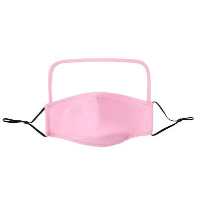 China Fashion Cotton Sublimation Printing Earloop Adjustable Elastic Skin Care Reusable Reusable Washable Safety Face Mask With Filter for sale