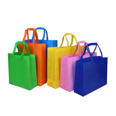 China High Quality Eco-friendly Logo Printed Grocery Color Promotional And Reusable Non Woven Shopping Bag Eco-Friendly Tote Bag for sale