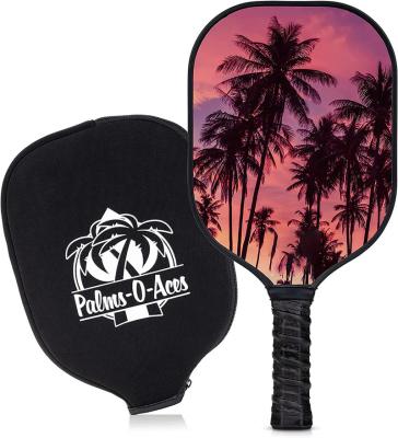 China Tiny PP +Toray T700 Carbon Fiber China Factory Price Graphite Pickleball Paddle With Cover Meets Lightweight And Durable Graphite F Spec. USAPA Rough-Grit Racket for sale