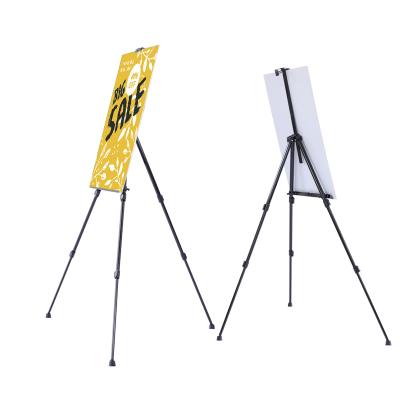 China Painting Easel Telescoping Portable Metal Iron Portable Tripod Easel for sale