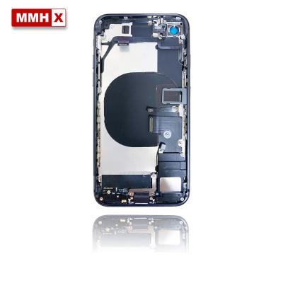 China High Quality Aluminum/Aluminum Alloy For iPhone 8 Full Frame Housing Assembly Battery Cover Door Middle Back Rear With Flex Cable And Vibrator for sale