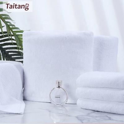 China Wholesale Hot High Quality Fancy White QUICK DRY White Cotton Towel 100% Cotton Spa Hotel Bath Towels for sale