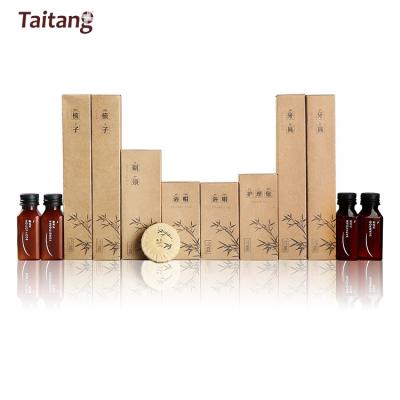 China Wholesale Disposable Taitang Hotel Spa Home Hotel Amenities Luxury Hotel Amenity Removal Kit Kits Supplier for sale