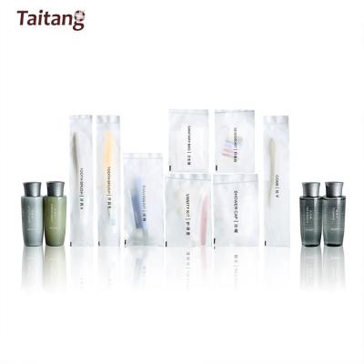 China Home Hotel Spa Taitang Disposable 5 Star Hotel Displacement Amenities Sets/Branded Toiletries Suppliers OEM/ODM Hotel Spa Disposable Toiletries Set for sale