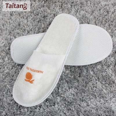 China Home Hotel Spa Taitang Spa Slipper Non Woven Custom Disposable Disposable Slippers For Hotel for sale