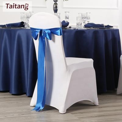 China Simple New Design Spandex Chair Cover For Wedding Party / Banquet / Hotel for sale