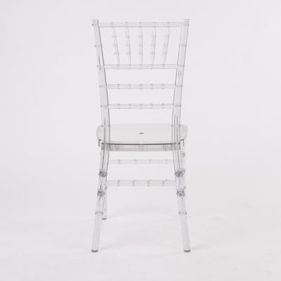 China Wholesale Goods Modern And Popular Wedding Chiavari Chair For Wedding Hotel Furniture Events Wedding Party Resin Chairs Plastic 4 PCS for sale