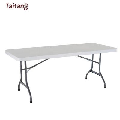 China Easy Carrying 6&8-Foot Rectangular Plastic Folding Table for sale