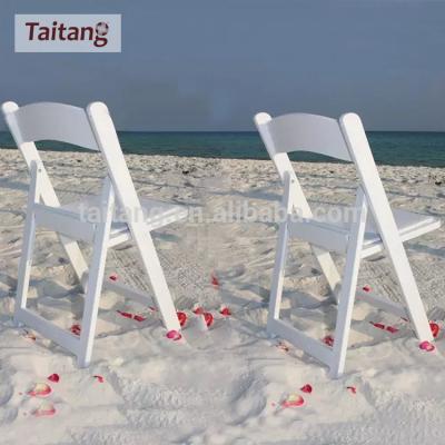 China Modern hot sale available in stock white folding wood chair for sale