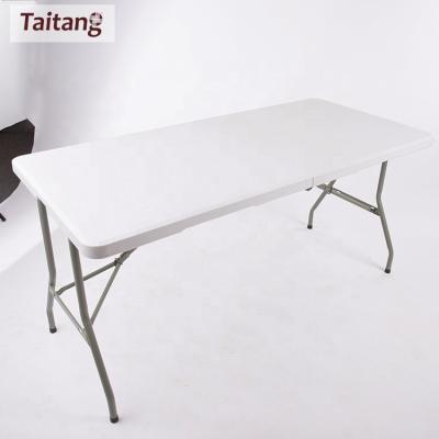 China Outdoor Plastic Lightweight White Table Party Portable Folding Table for sale