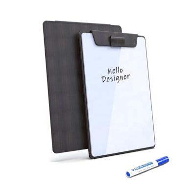 China Portable Desktop Foldable A4 Dry Erase Writing Whiteboard with PU Cover for Kids for sale