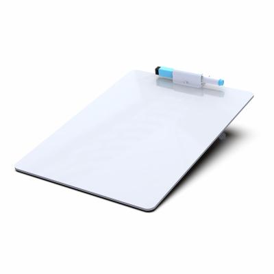 China Reusable 9x12 Inches Dry Erase Whiteboard Clipboard Surface with Stand for Writing and Drawing for sale