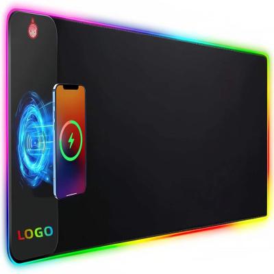 China Eco-Friendly/Waterproof/Thickening/Large Non-Slip Manufacturers Head Customized RGB Gaming Mousepad LED RGB Rubber Material Radio Padding Extended Mouse Pad for sale