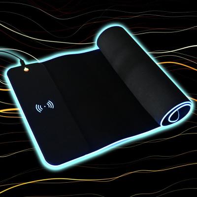 China Extended Mouse Pad 15W Fast Wireless Charging Board Various Specifications Gaming Mouse Pad High Quality Eco-friendly Non-Slip/Waterproof/Thickening/Large No Slip for sale