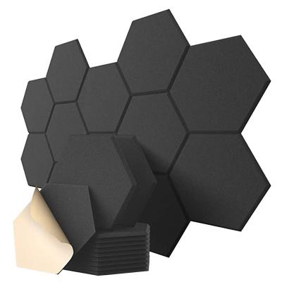 China Sound Absorbing Modern 9mm Square Hexagon Panels Soundproof Acoustic Panels for sale