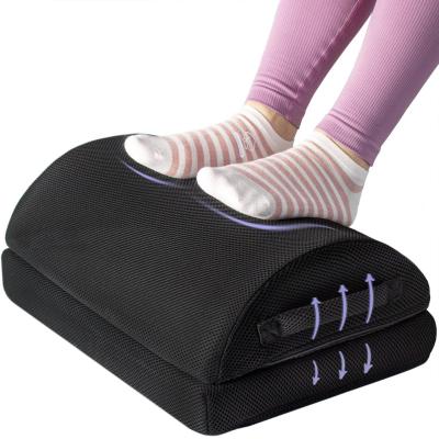 China Office Adjustable Foot Rest Ergonomic Anti-fatigue Foot Rest Pillow Ergonomic Foot Massage for sale