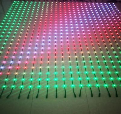 China Adjustable Brightness LED Grid Screen with DMX512 Control and Customizable SMD3535 LED Point Light for sale