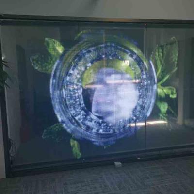 China Ecrã de filme transparente LED flexível Instalação fácil para publicidade Painel LED à venda