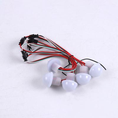 Chine 33mm 16 Pixel Carnival LED Light Cabochon Led 12v Rgb Led Amusement Light Pixel Light à vendre