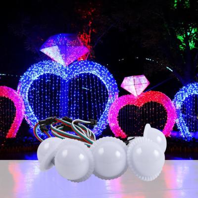 China RGB SMD5050 26mm LED Point Light Lamps For Amusement Park Rides for sale