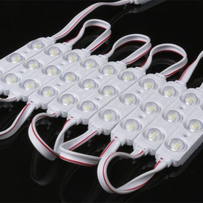 China DC 12V 3 Lights Sign Lens SMD 2835 lighting backlight LED Module Light for sale