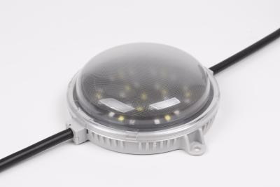 Chine 100 mm RGB LED Point Light 5W Epistar Chip imperméable à l'eau IP67 avec corps PC Pour l'extérieur du bâtiment jardin paysage éclairage à vendre