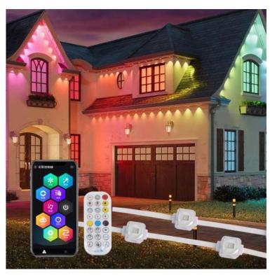 China 20mm Diameter IP67 RGBW PC Body LED Eave Lights for Christmas Permanent Decoration for sale