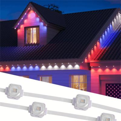 China smart wifi app 25mm RGB RGBW Permanent LED Eaves Light For Home Eave Trim IP67 Outdoor Light Source LED for sale