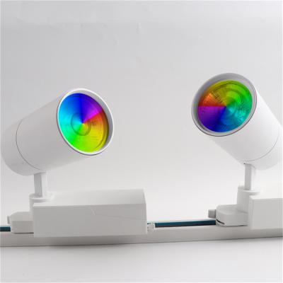 China 24V WiFi Intelligent Multi-mode Colorful Easy To Install LED Track Lights Christmas Atmosphere Lights for sale