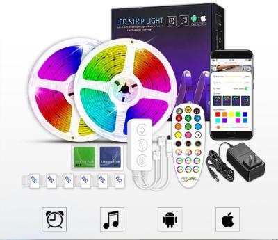 China Geführter Ausgangsstreifen-Kit Wifi Bluetooth Amazon Alexas Google flexibler Streifen RGB LED zu verkaufen