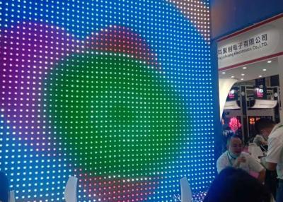 China Led Screen Led Mesh Display Full Color Flexible P50 Waterproof Led Mesh Screen for sale