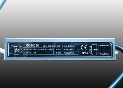 China 36V 330mA AC DC Constant Current LED Power Supply Driver , Short Circuit Protection for sale