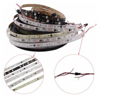 China 12v 60leds/M 20IC Rgb Led Strip Ws2811 SM16703 UCS1903 5m for sale