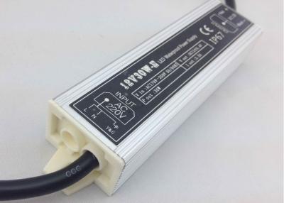 China Short Circuit Protection LED Waterproof Driver , 12V 2.5A Switching Power Supply for sale