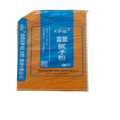 China Disposable Putty Powder Packaging Bag Color Woven Bag Customized Valve Pouch for sale