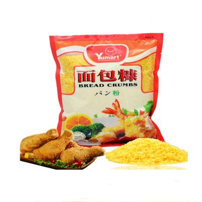 China Sugar Free Japanese Style White And Yellow Bread Panko Crumbs With Needle Shape for sale