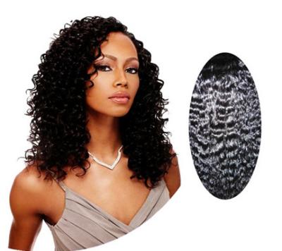 China Water Wave / Kinky Curly Full Lace Human Hair Wigs100% Brazilian Body Wave Hair for sale